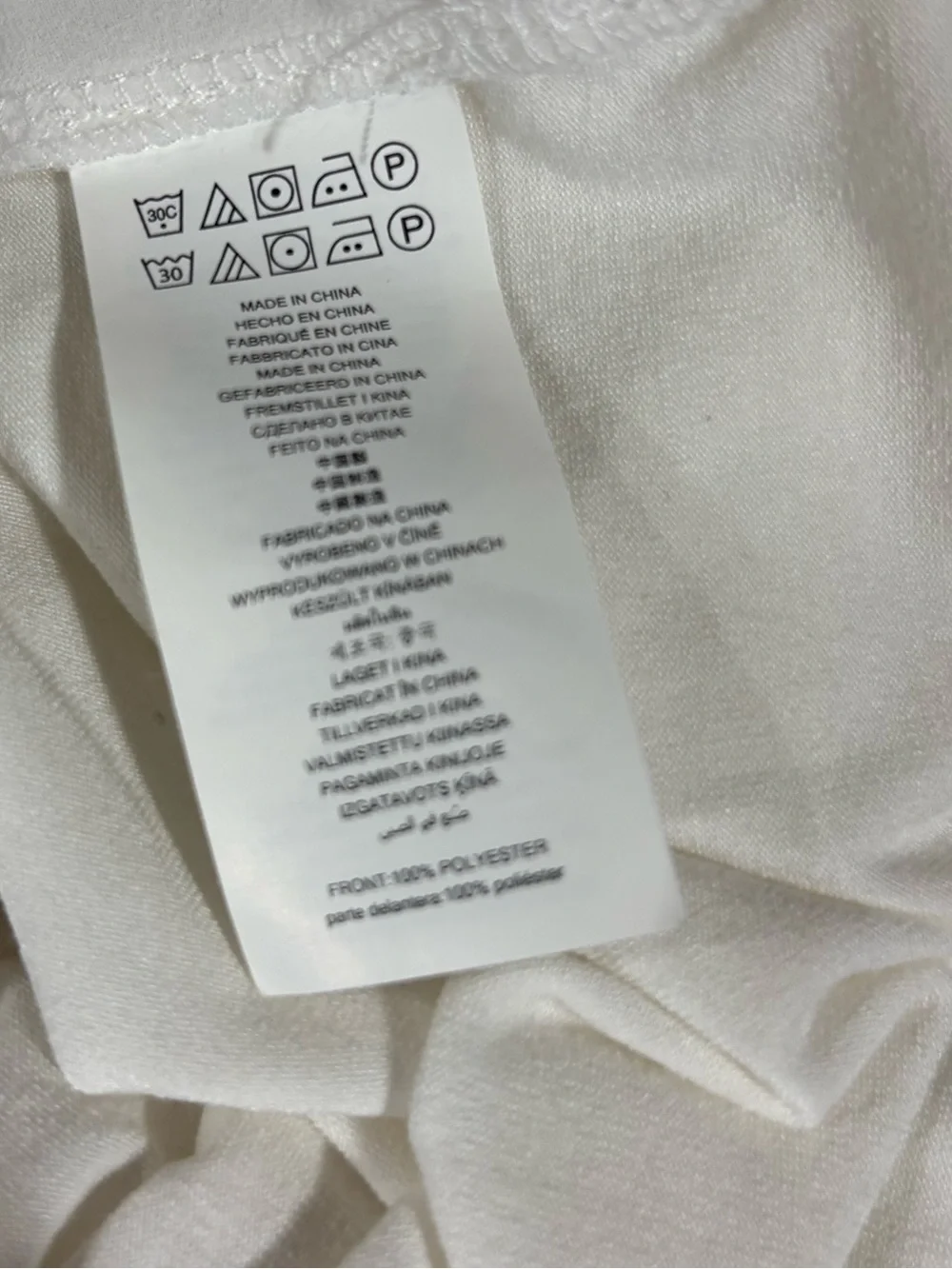 Michael Michael Kors Plus Size White V-Neck Layered Top